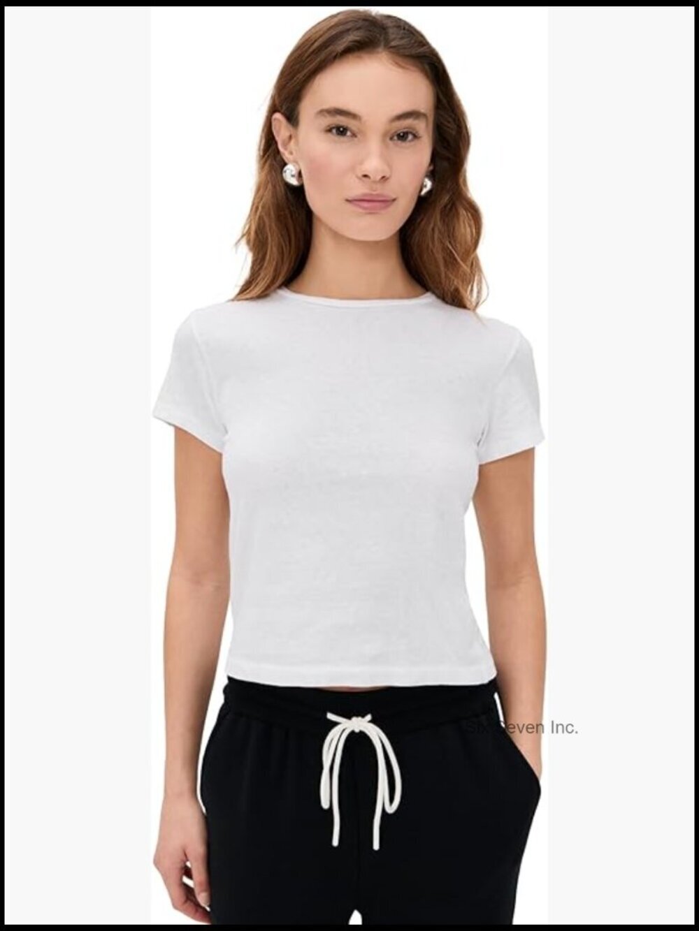 Lightweight Stretch Recycled Cotton Slim T-Shirt